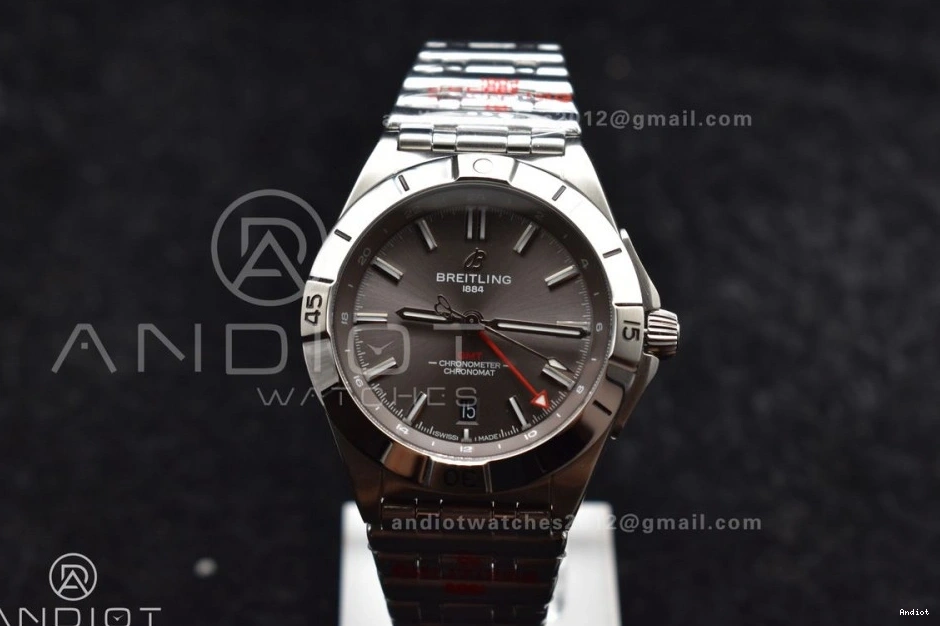 Best 40mm Edition Dial BLS on A2836 Automatic Breitling 1:1 Bracelet Factory GMT SS Chronomat Grey 0502
